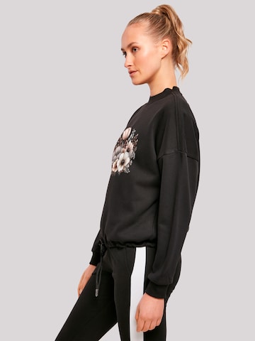 F4NT4STIC Sweatshirt 'Blumenstrauß Boho' in Black