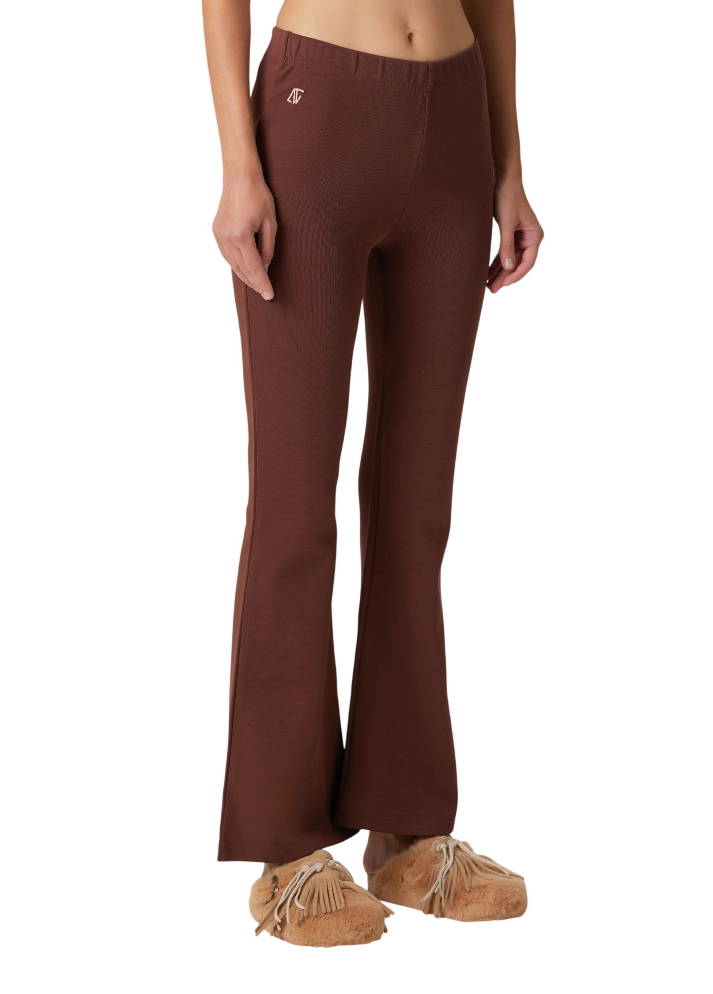 évasé Pantalon BASSIGUE en marron