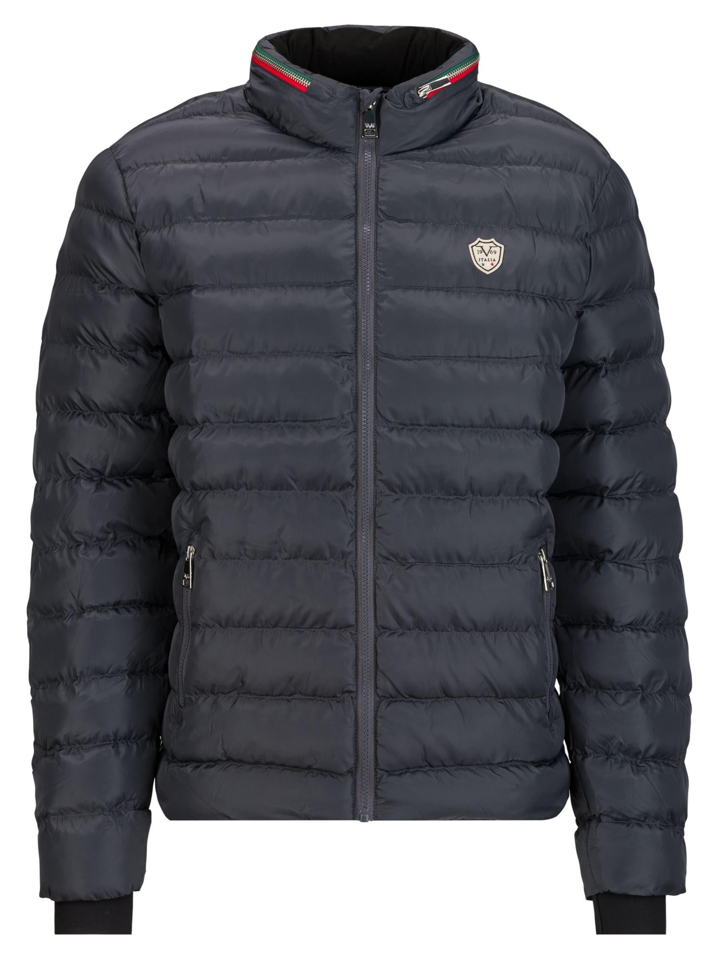 Giacca di mezza stagione 'Jason' di 19V69 ITALIA in grigio: frontale