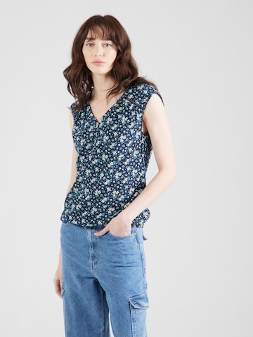 Ragwear Blouse 'SALTTY' in Blauw: voorkant