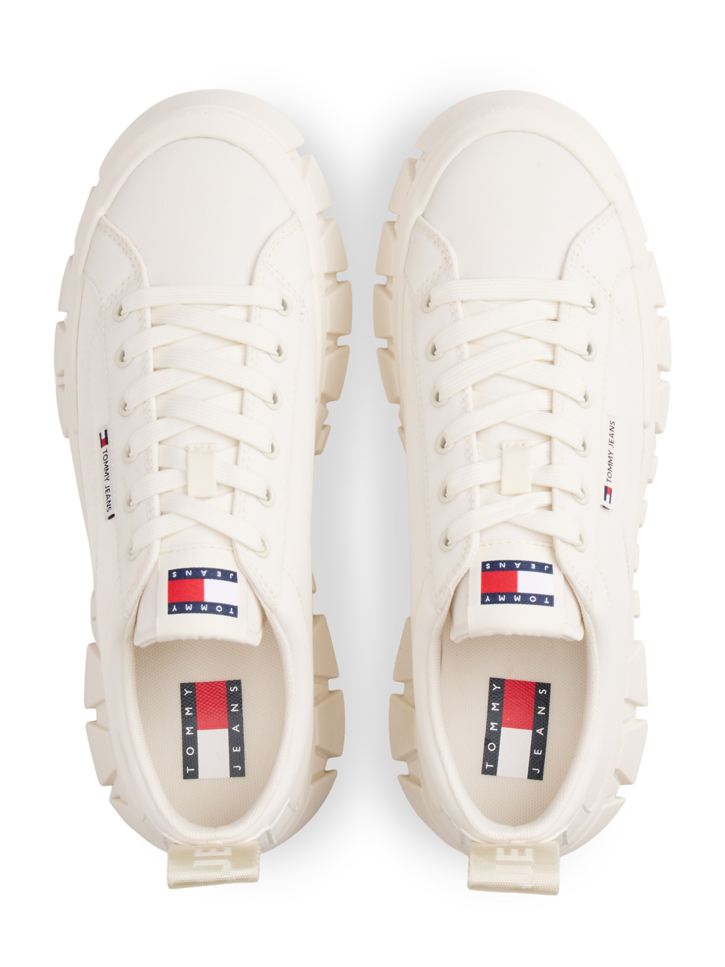 Tommy Jeans Sneaker in Beige: oben