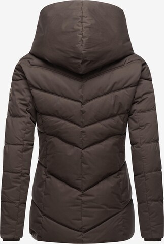 Ragwear Winter Jacket 'Natesa' in Brown