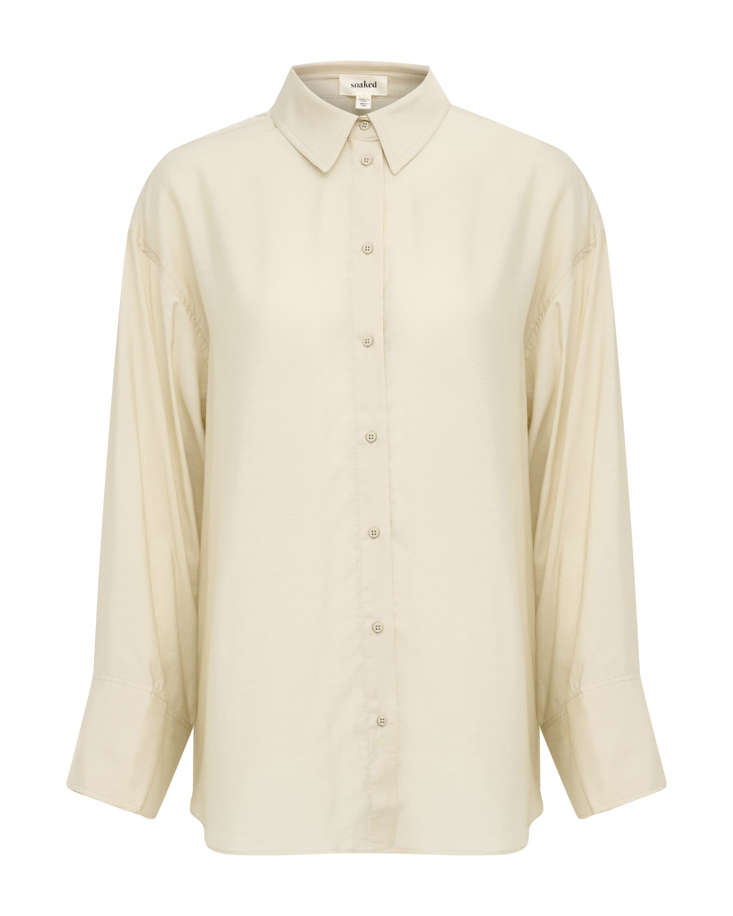 SOAKED IN LUXURY Bluse 'Leodora' in creme, Produktansicht