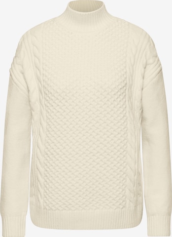 STREET ONE Sweater in Beige: front