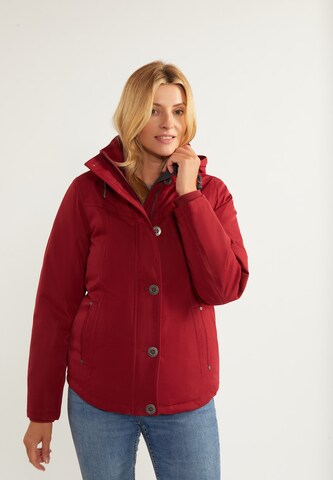 Veste mi-saison usha BLUE LABEL en rouge : devant