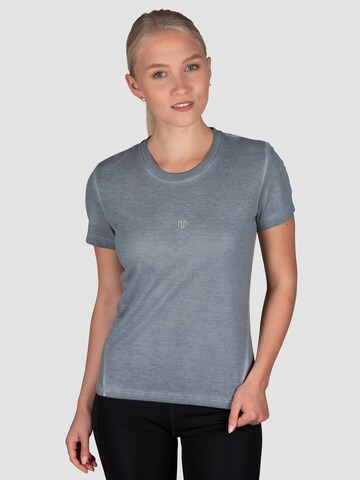 MOROTAI Performance Shirt 'Naka' in Grey: front