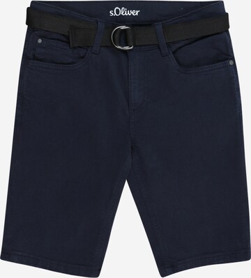 s.Oliver Slim fit Trousers 'Seattle' in Blue: front