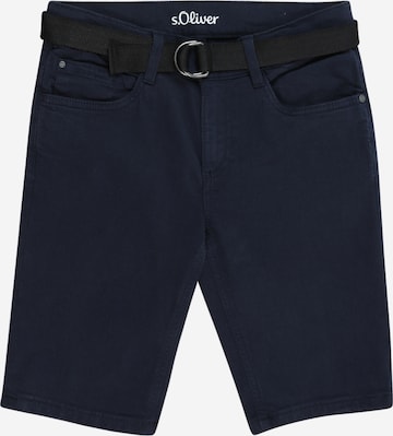 s.Oliver Slimfit Broek 'Seattle' in Blauw: voorkant