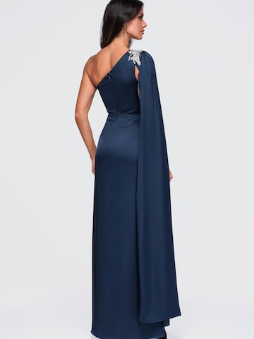 Ombre Abendkleid‌‌‌ in Blau