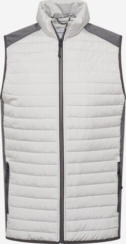 Gilet di JACK & JONES in grigio: frontale