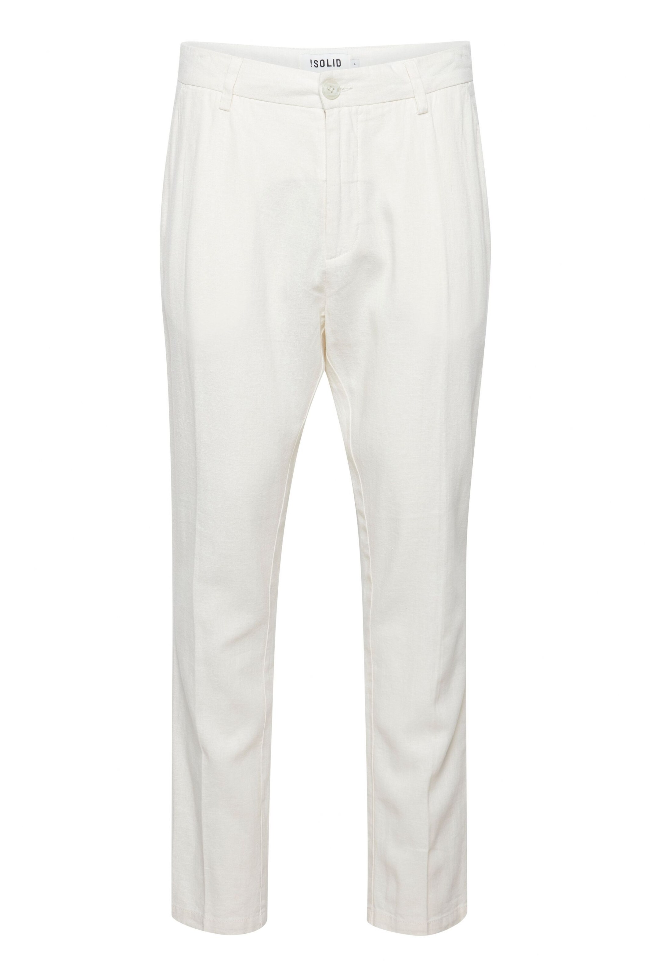 !Solid - regular Pantalón chino 'Allan Liam' en blanco: frente