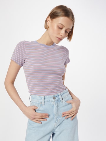 LEVI'S ® Shirt 'Rib Baby Tee' in Lila: voorkant
