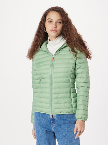 SAVE THE DUCK Between-Season Jacket 'DIZY' in Green: front