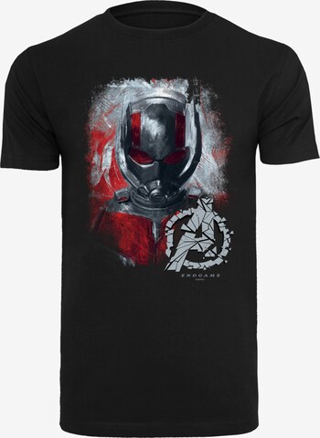 F4NT4STIC Shirt 'Marvel Avengers Endgame Ant-Man Brushed' in Zwart: voorkant