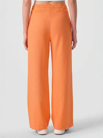 Wide Leg Pantalon Tommy Life en orange
