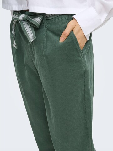 ONLY - Slimfit Pantalón plisado 'ONLRITA-NESSA' en verde