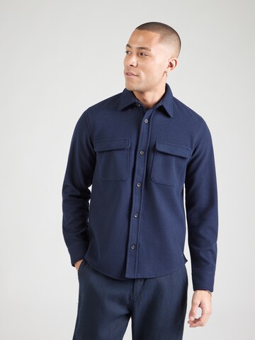 Dstrezzed Regular fit Πουκάμισο 'Ulrik' σε μπλε: μπροστά