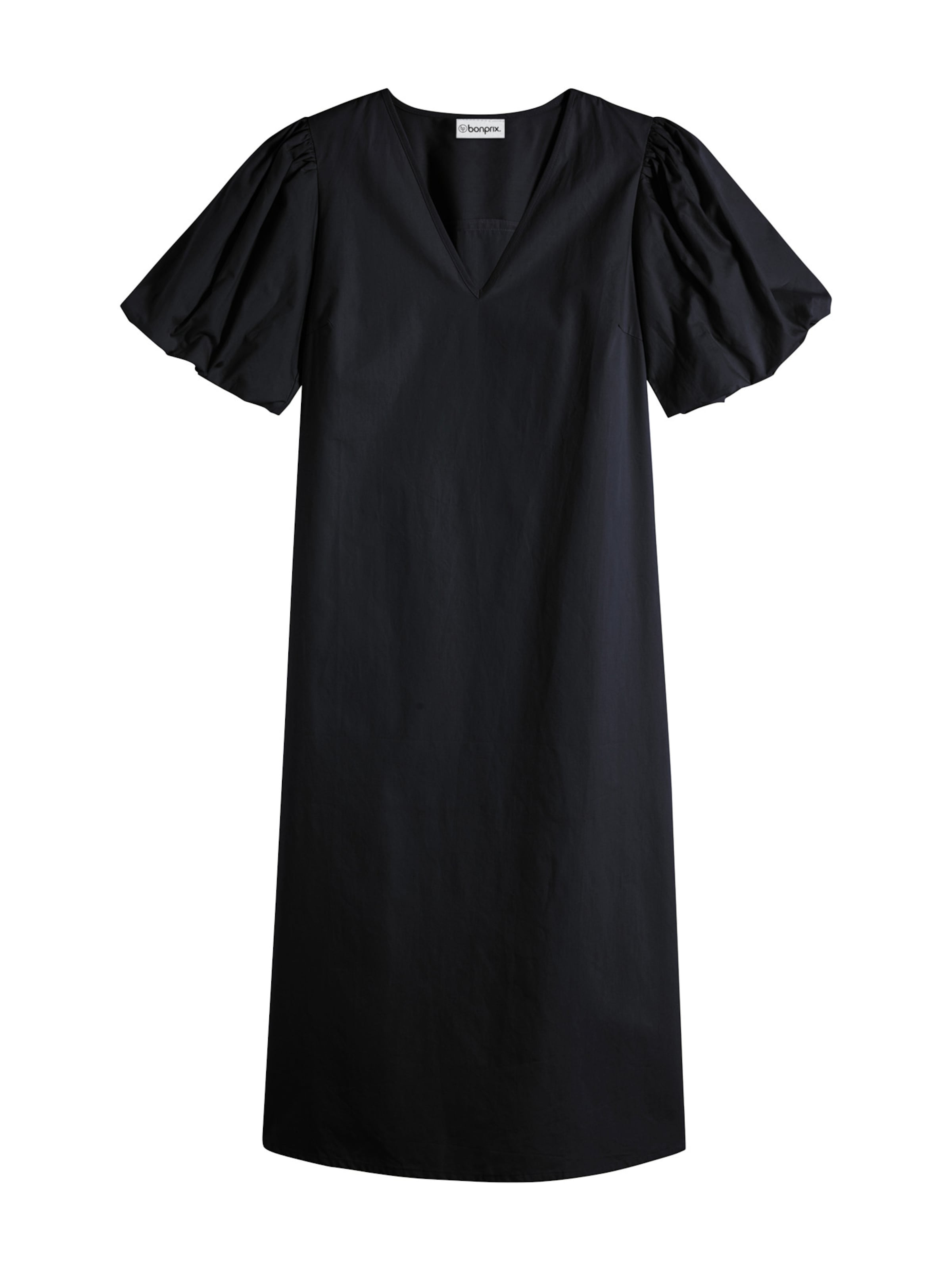 bonprix Oversized jurk in Zwart: voorkant