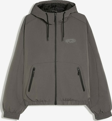 Giacca di mezza stagione di Bershka in grigio: frontale