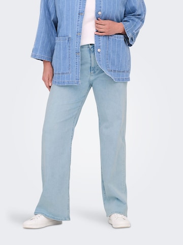 ONLY Carmakoma regular Jeans 'CARWilly' i blå: forside