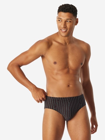 SCHIESSER Slip '95/5 Essentials' in Zwart: voorkant