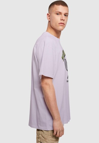 T-Shirt 'Tennis Club' Merchcode en violet