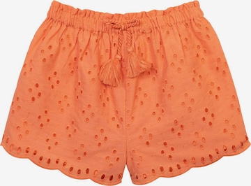 MINOTI Normalny krój Spodnie w kolorze pomarańczowy: przód