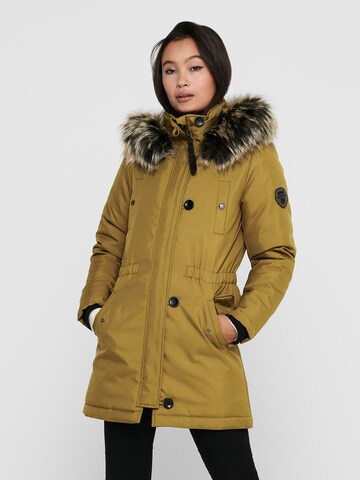 ONLY Parka 'ONLIRIS' in Braun: Vorderseite