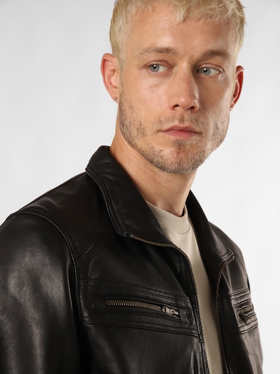 Nils Sundström Tussenjas 'Marc' in de kleur Zwart, Productweergave