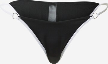Pantaloncini per bikini di WEEKDAY in nero: frontale
