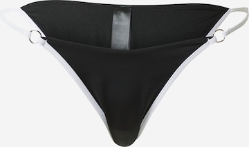 Slip costum de baie de la WEEKDAY pe negru: față