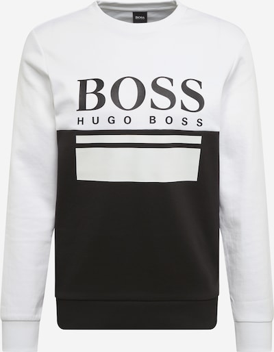 BOSS ATHLEISURE Majica 'Salbo 1' | črna / bela barva, Prikaz izdelka