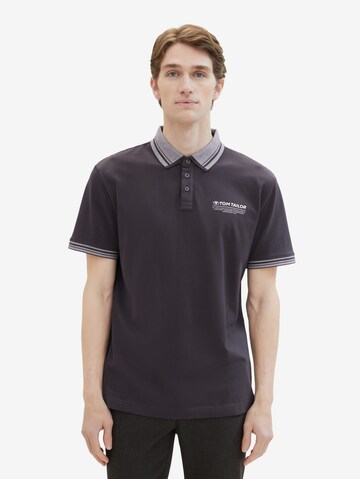 TOM TAILOR Poloshirt in Grau: predná strana