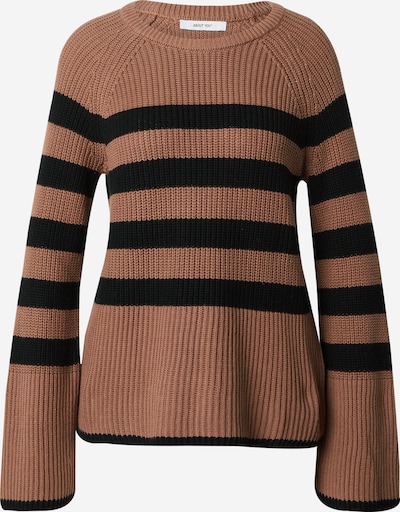 ABOUT YOU Sweter 'Svenja' w kolorze brązowy / czarnym, Podgląd produktu