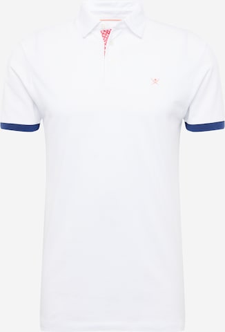Hackett London - Camiseta 'SWIM TRIM' en blanco: frente