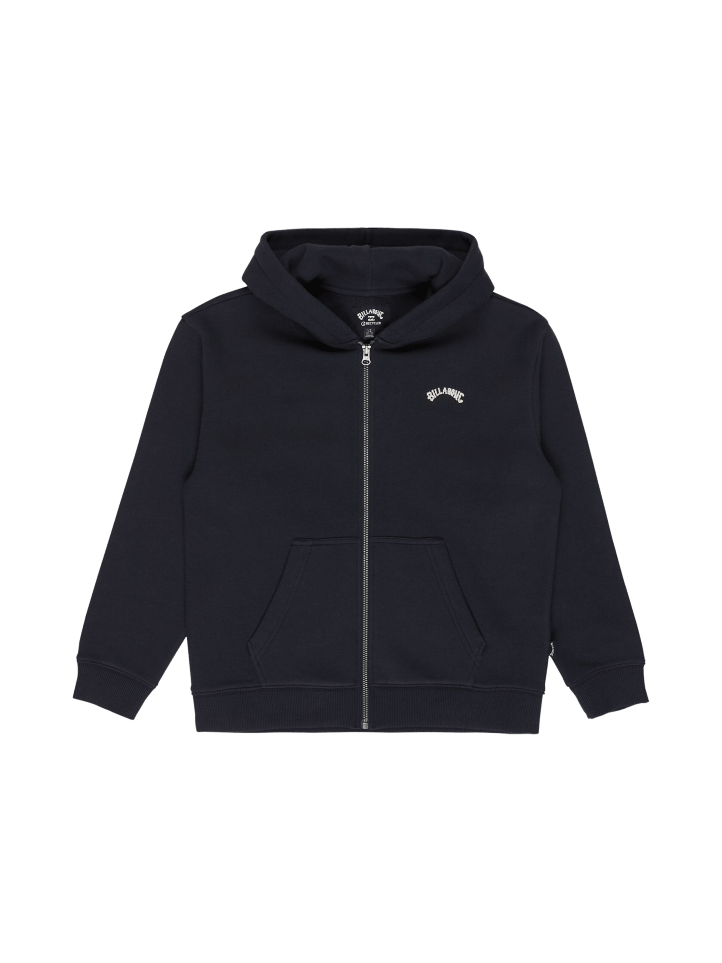 BILLABONG Zip-Up Hoodie 'Arch' in Black: front