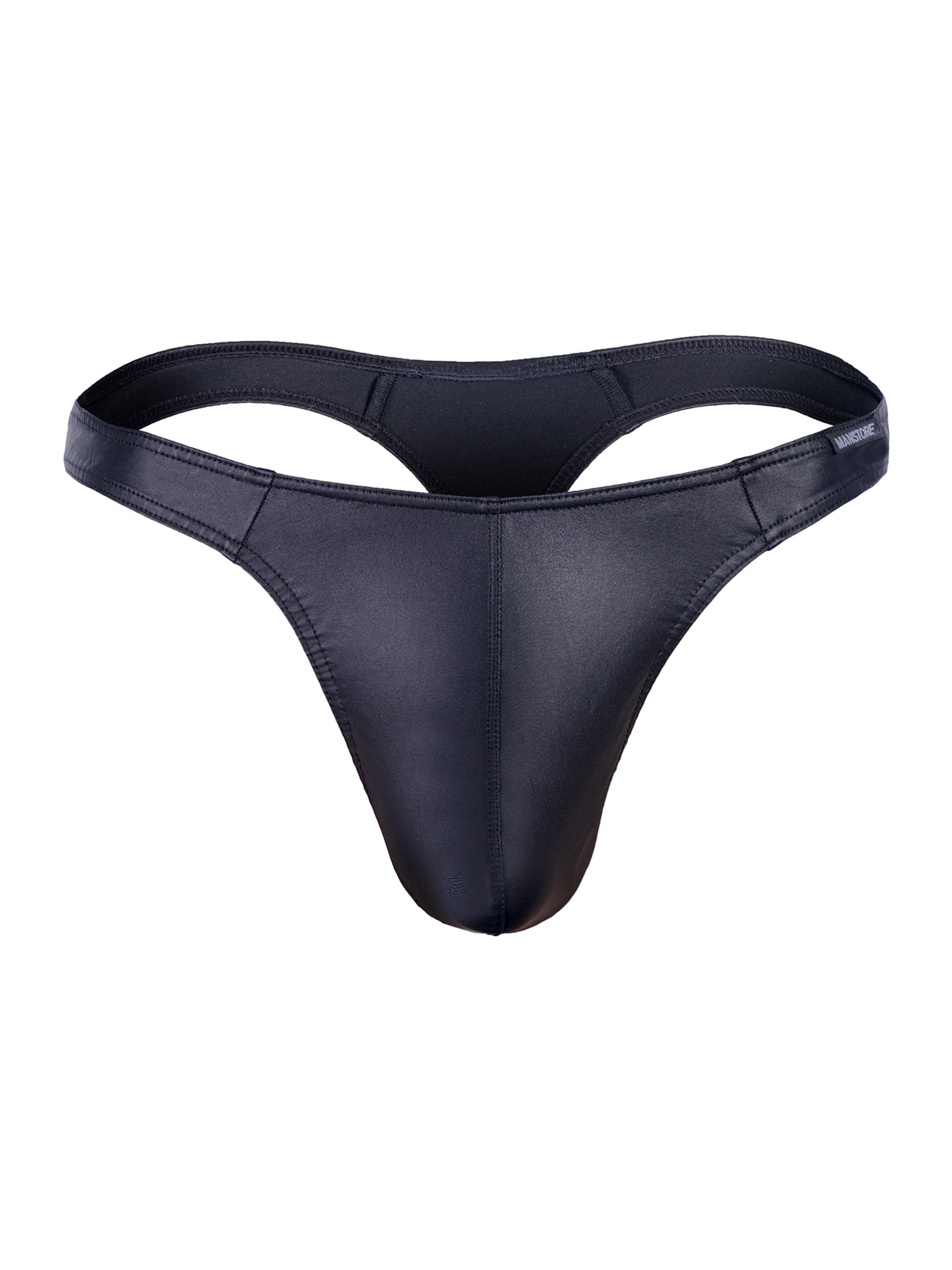 Manstore Panty in Black: front