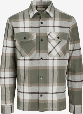JACK & JONES Button Up Shirt 'Roy' in Green: front