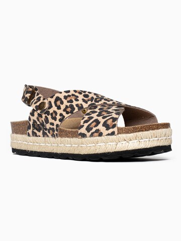 Sandalo con cinturino 'Leida' di Bayton in beige