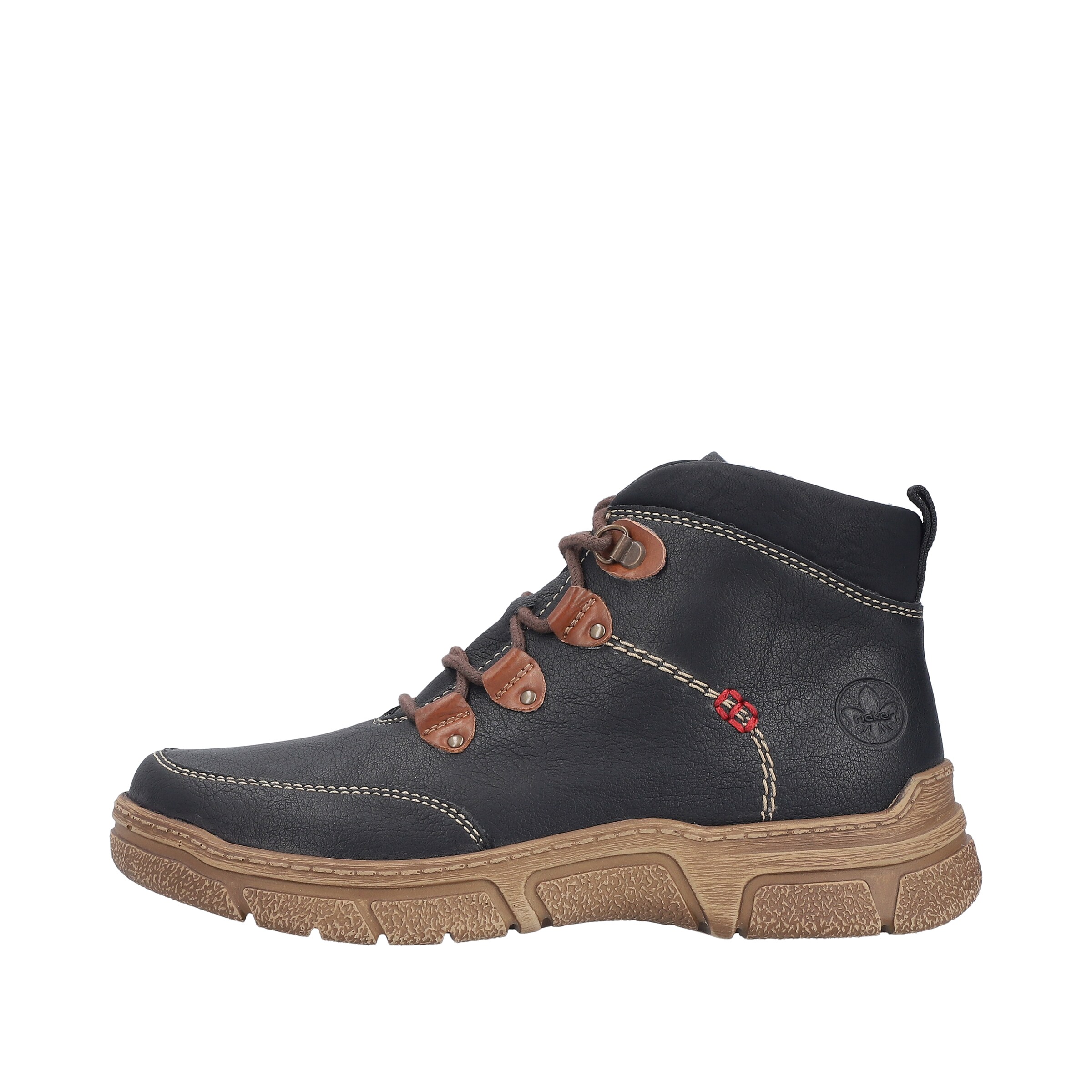 Bottines à lacets Rieker en noir