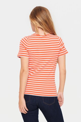 SAINT TROPEZ - Camiseta 'Aster' en rojo