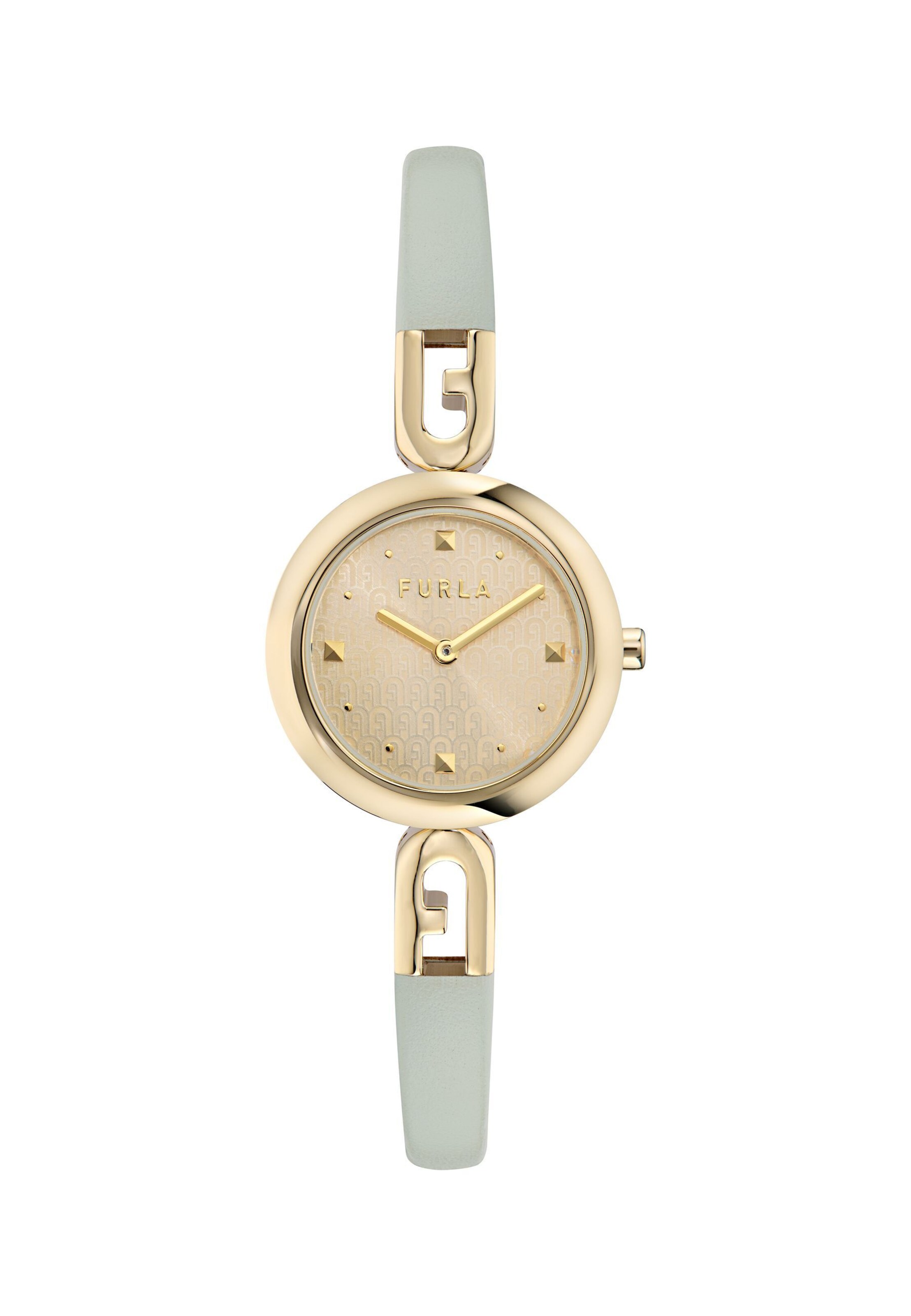 FURLA Analog Watch in Green: front