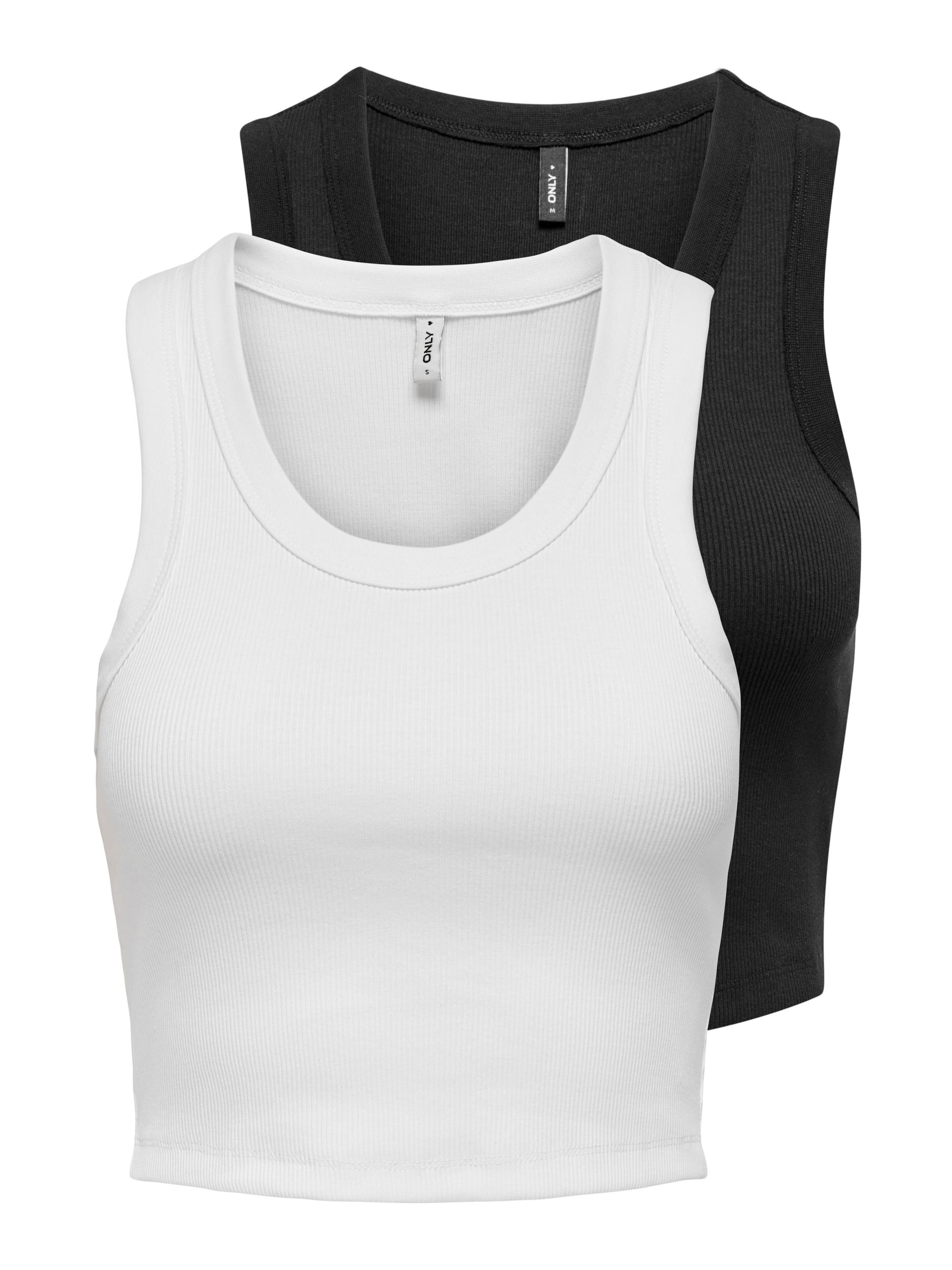 ONLY Топ 'VILLA' в Черный: спереди