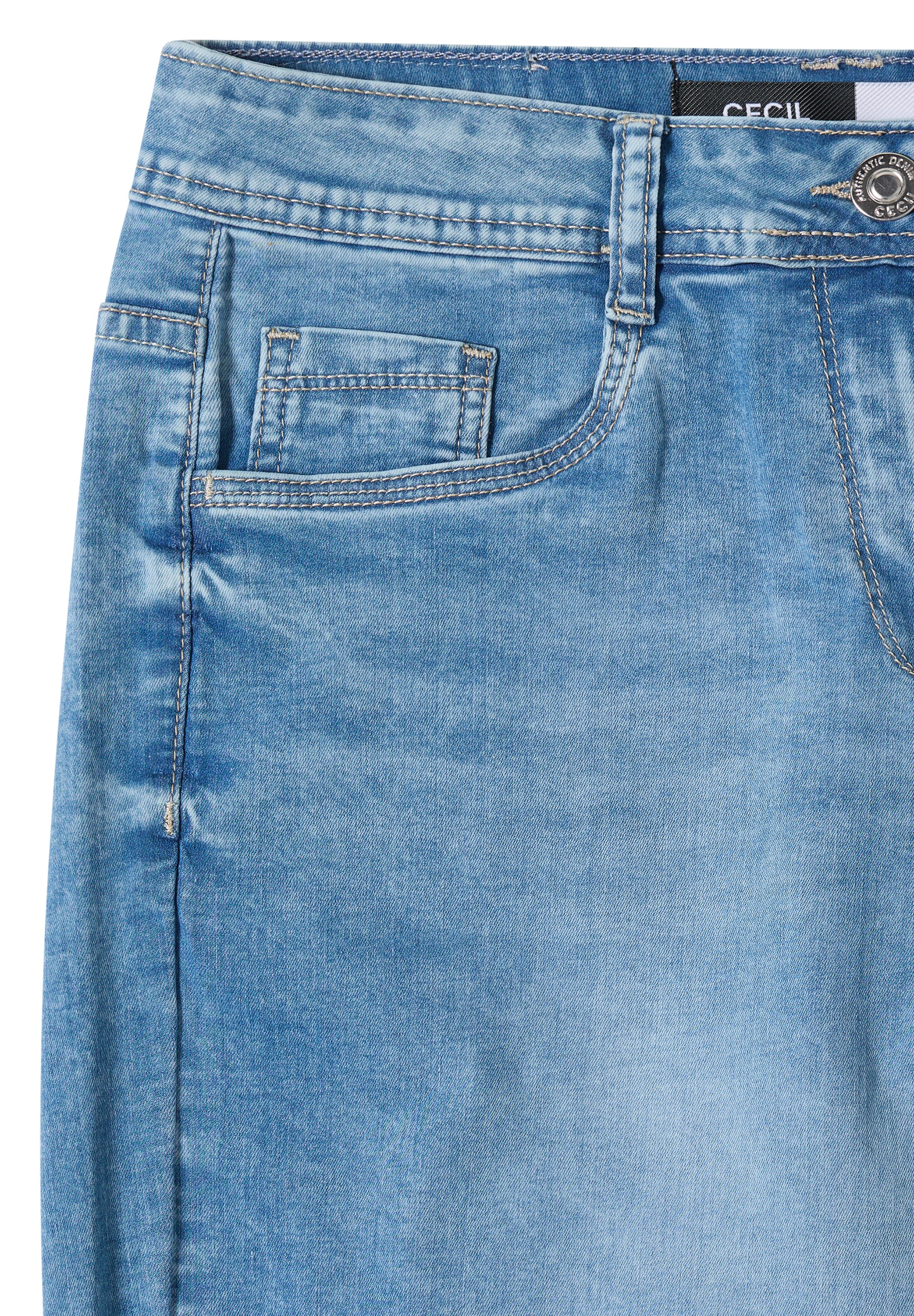 CECIL Loosefit Jeans in Blau