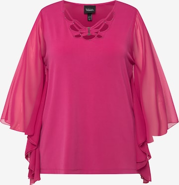 Maglietta di Ulla Popken in rosa: frontale