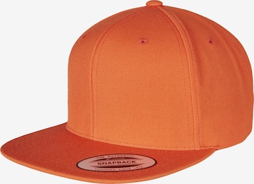 Chapeau Flexfit en orange : devant