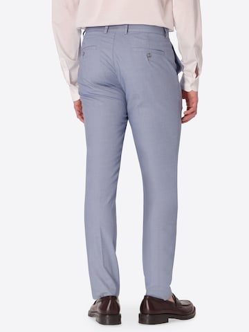 Distretto12 Regular Pleated Pants 'ALABASTRO' in Blue