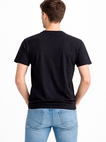 A Question Of (AQO) Shirt 'Anders Tee Garment Dyed' in Black