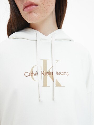 Sweat-shirt Calvin Klein Jeans en blanc