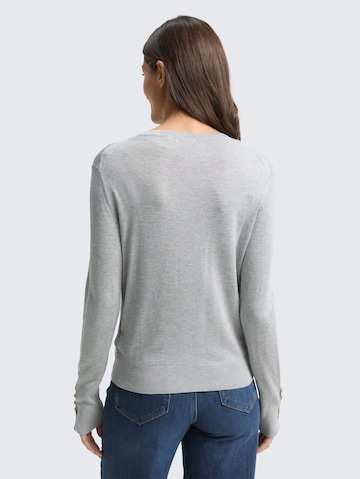 TOM TAILOR Pullover in Grau